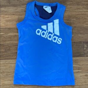 ☀️ 3/$36 or 2/$30 ADIDAS Girls Razorback Tank REVERSIBLE Sz S (6-7)